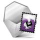 Mail Purple Icon 80x80 png